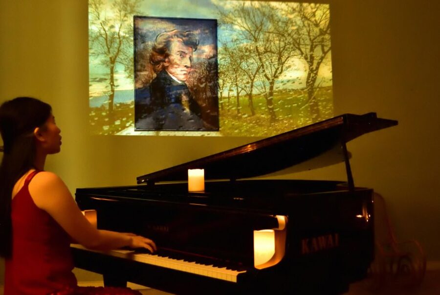 Warsaw Concert: Chopin – Painted by Candlelights with Wine - What happens during the one-hour program
